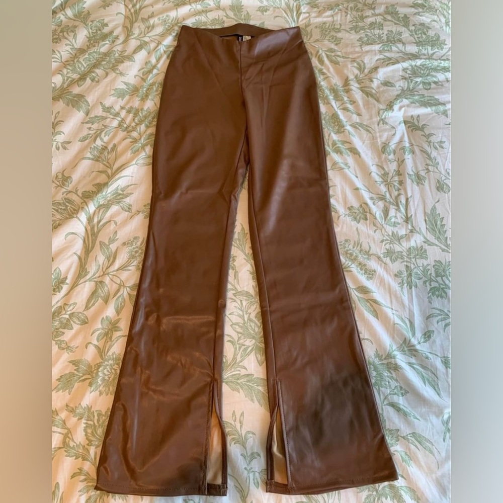 Faux Leather Pants